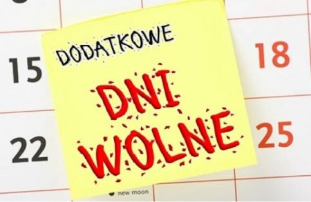 Dodatkowe dni wolne od zajęć dydaktycznych w roku szkolnym 2026/2027